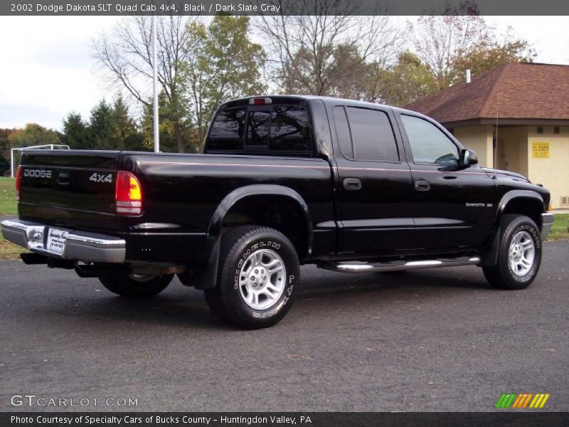 Black / Dark Slate Gray 2002 Dodge Dakota SLT Quad Cab 4x4
