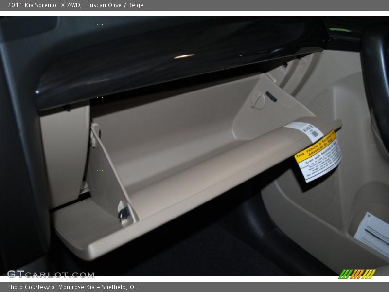 Tuscan Olive / Beige 2011 Kia Sorento LX AWD