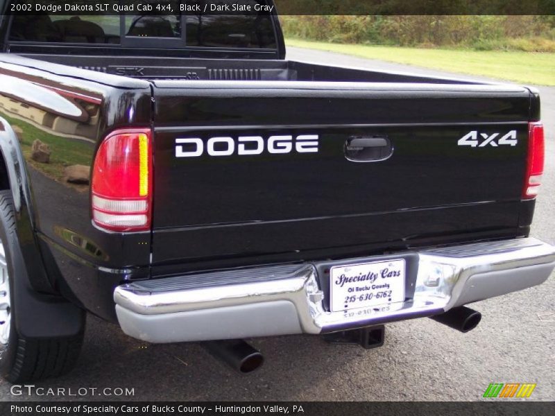 Black / Dark Slate Gray 2002 Dodge Dakota SLT Quad Cab 4x4