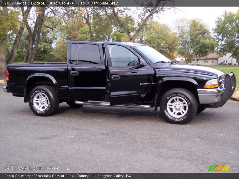 Black / Dark Slate Gray 2002 Dodge Dakota SLT Quad Cab 4x4