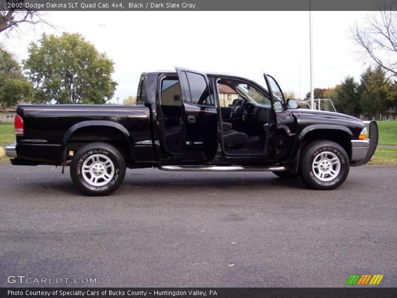Black / Dark Slate Gray 2002 Dodge Dakota SLT Quad Cab 4x4