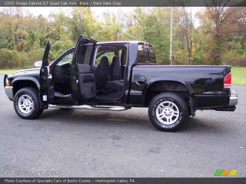 Black / Dark Slate Gray 2002 Dodge Dakota SLT Quad Cab 4x4
