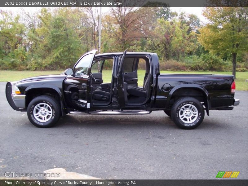 Black / Dark Slate Gray 2002 Dodge Dakota SLT Quad Cab 4x4
