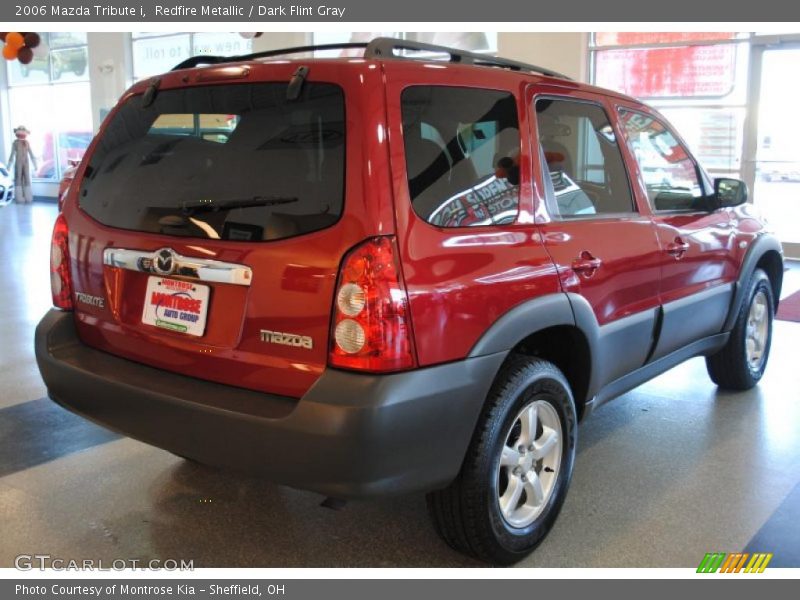 Redfire Metallic / Dark Flint Gray 2006 Mazda Tribute i