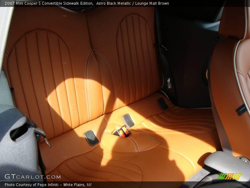 Astro Black Metallic / Lounge Malt Brown 2007 Mini Cooper S Convertible Sidewalk Edition