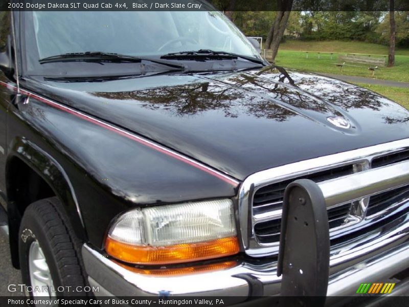Black / Dark Slate Gray 2002 Dodge Dakota SLT Quad Cab 4x4