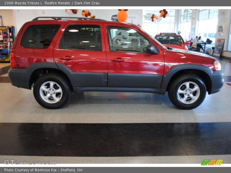 Redfire Metallic / Dark Flint Gray 2006 Mazda Tribute i