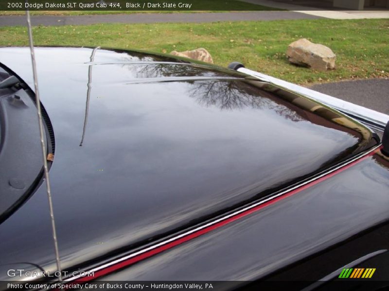 Black / Dark Slate Gray 2002 Dodge Dakota SLT Quad Cab 4x4