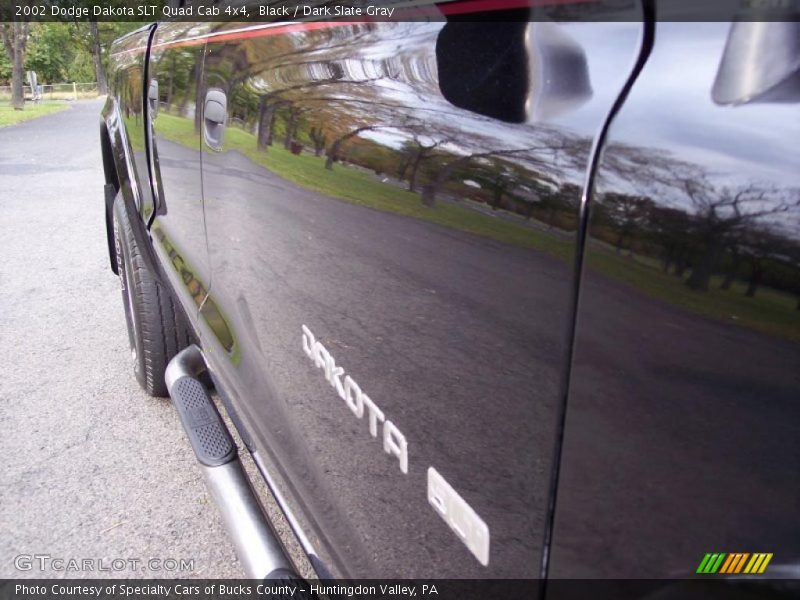 Black / Dark Slate Gray 2002 Dodge Dakota SLT Quad Cab 4x4