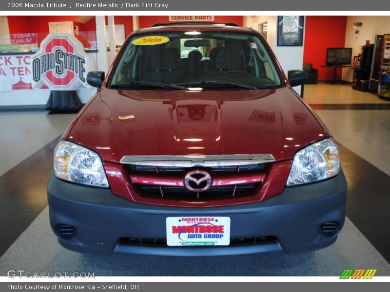 Redfire Metallic / Dark Flint Gray 2006 Mazda Tribute i