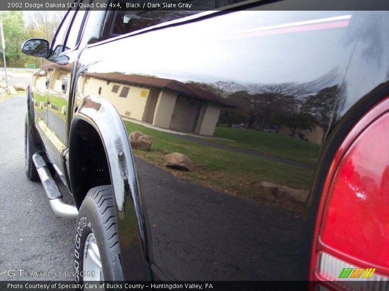 Black / Dark Slate Gray 2002 Dodge Dakota SLT Quad Cab 4x4