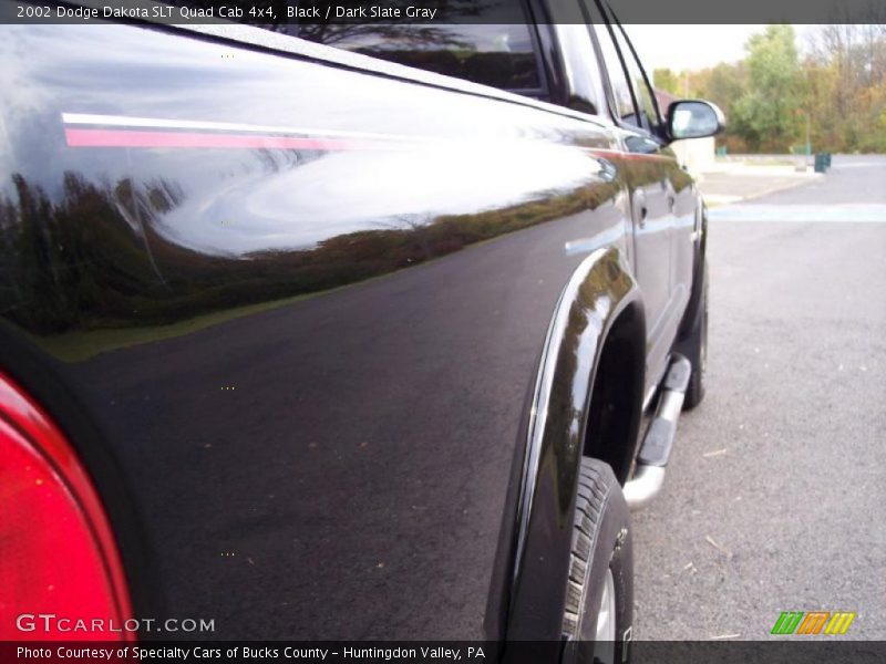Black / Dark Slate Gray 2002 Dodge Dakota SLT Quad Cab 4x4