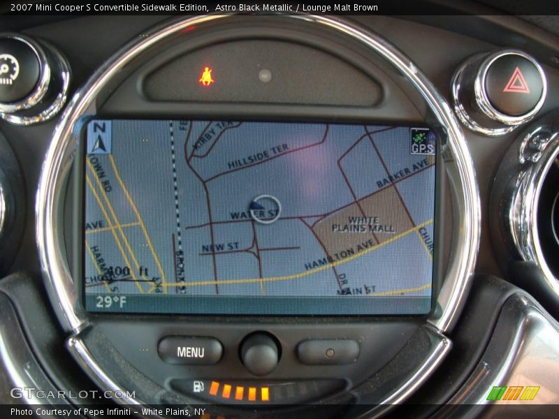 Astro Black Metallic / Lounge Malt Brown 2007 Mini Cooper S Convertible Sidewalk Edition