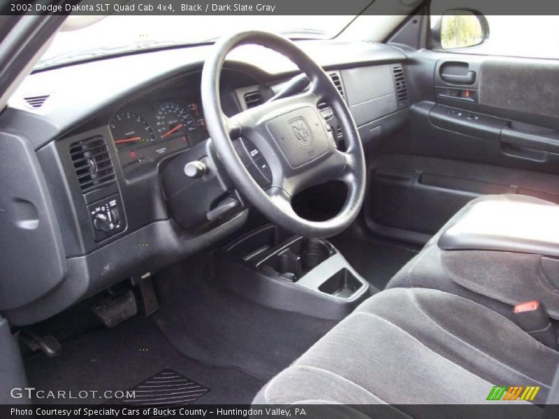  2002 Dakota SLT Quad Cab 4x4 Dark Slate Gray Interior