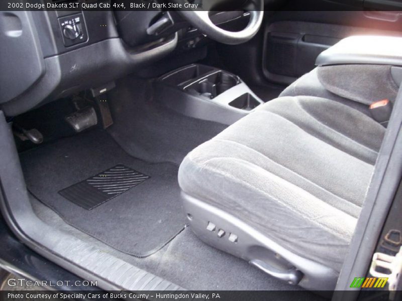 Black / Dark Slate Gray 2002 Dodge Dakota SLT Quad Cab 4x4