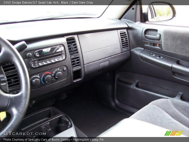 Black / Dark Slate Gray 2002 Dodge Dakota SLT Quad Cab 4x4