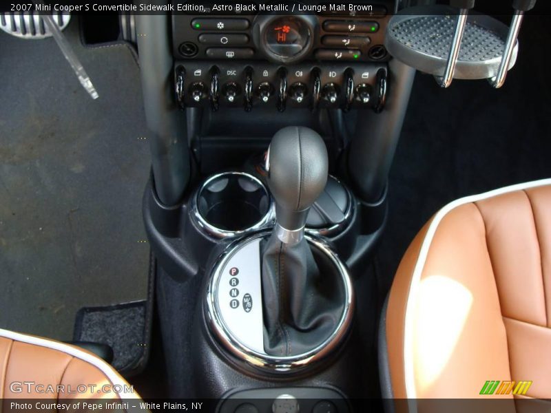 Astro Black Metallic / Lounge Malt Brown 2007 Mini Cooper S Convertible Sidewalk Edition