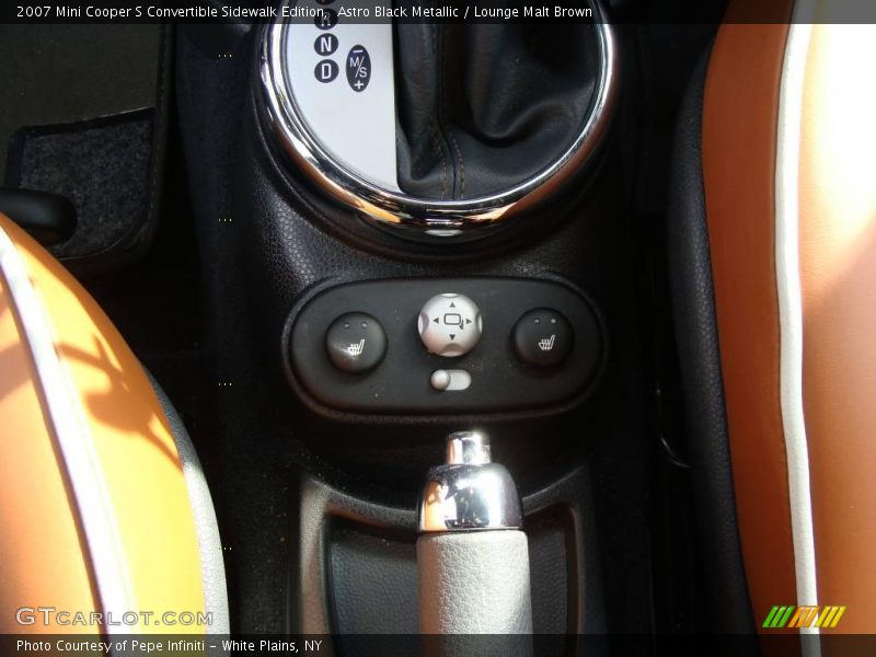 Astro Black Metallic / Lounge Malt Brown 2007 Mini Cooper S Convertible Sidewalk Edition