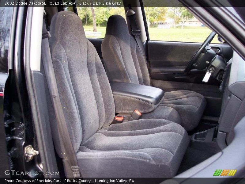 Black / Dark Slate Gray 2002 Dodge Dakota SLT Quad Cab 4x4