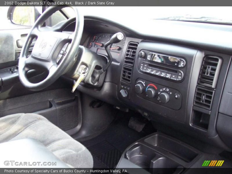 Black / Dark Slate Gray 2002 Dodge Dakota SLT Quad Cab 4x4