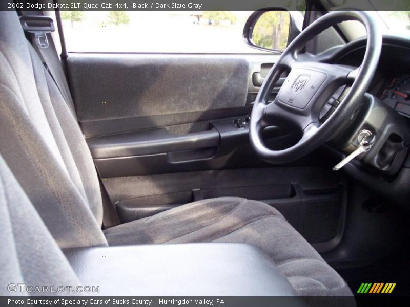 Black / Dark Slate Gray 2002 Dodge Dakota SLT Quad Cab 4x4