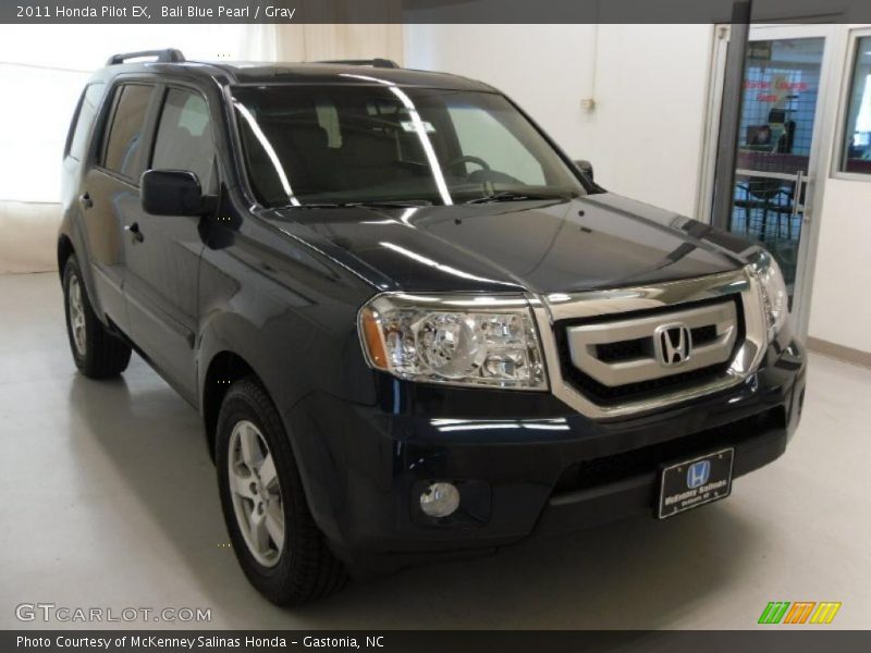 Bali Blue Pearl / Gray 2011 Honda Pilot EX