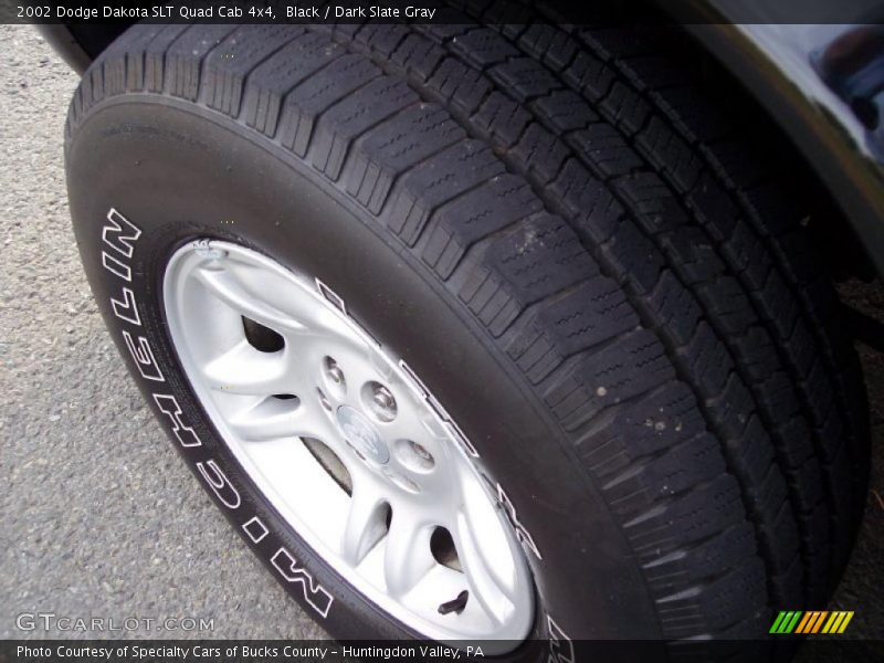 Black / Dark Slate Gray 2002 Dodge Dakota SLT Quad Cab 4x4
