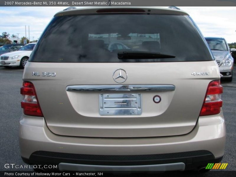 Desert Silver Metallic / Macadamia 2007 Mercedes-Benz ML 350 4Matic
