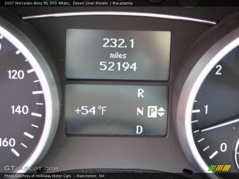 Desert Silver Metallic / Macadamia 2007 Mercedes-Benz ML 350 4Matic