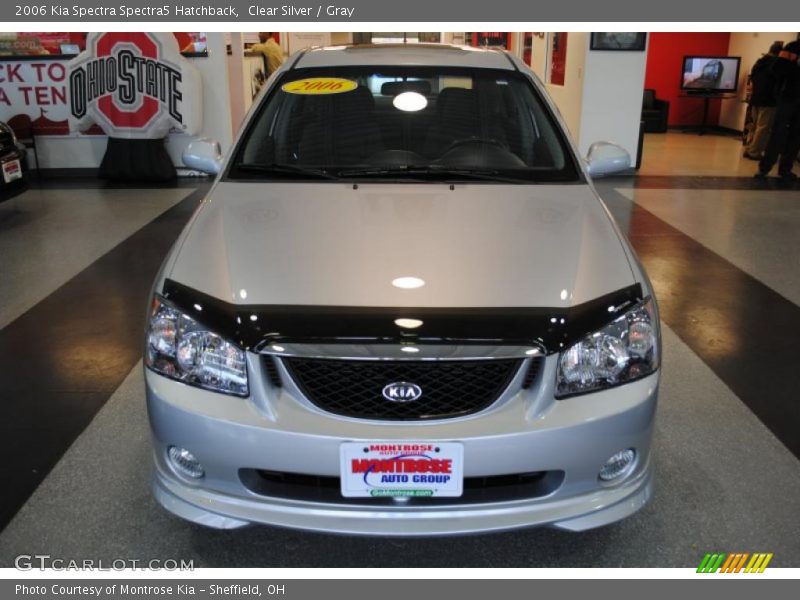 Clear Silver / Gray 2006 Kia Spectra Spectra5 Hatchback