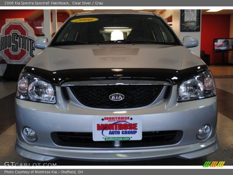 Clear Silver / Gray 2006 Kia Spectra Spectra5 Hatchback