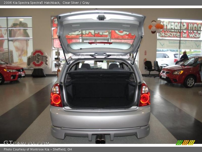 Clear Silver / Gray 2006 Kia Spectra Spectra5 Hatchback