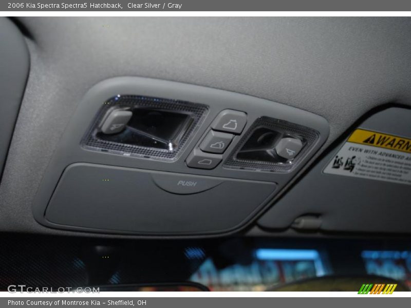 Clear Silver / Gray 2006 Kia Spectra Spectra5 Hatchback