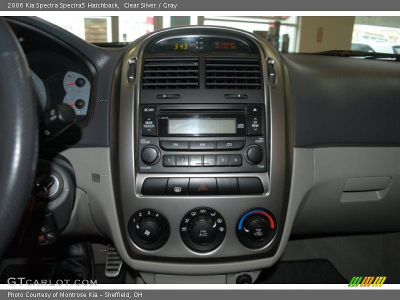 Controls of 2006 Spectra Spectra5 Hatchback