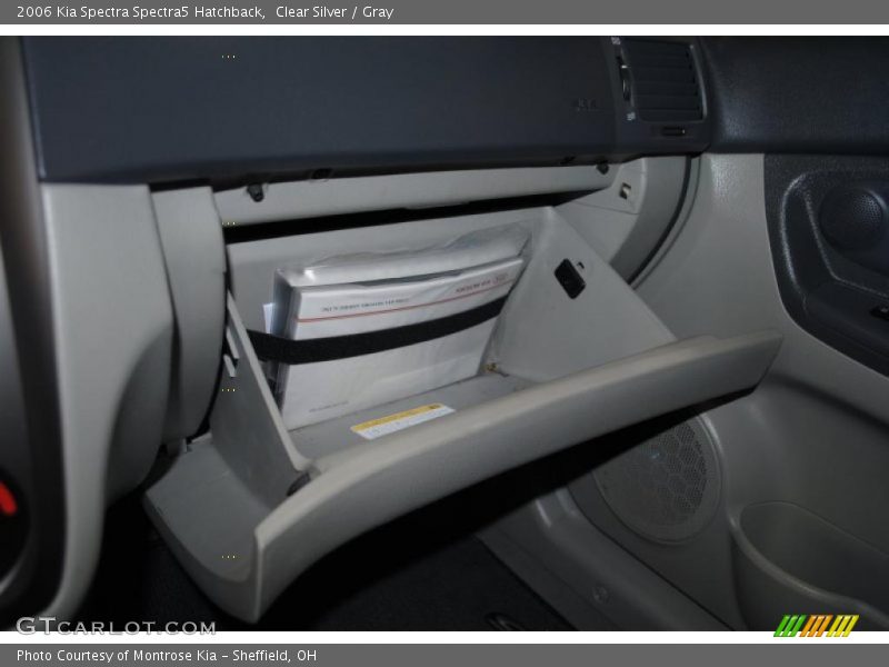 Clear Silver / Gray 2006 Kia Spectra Spectra5 Hatchback