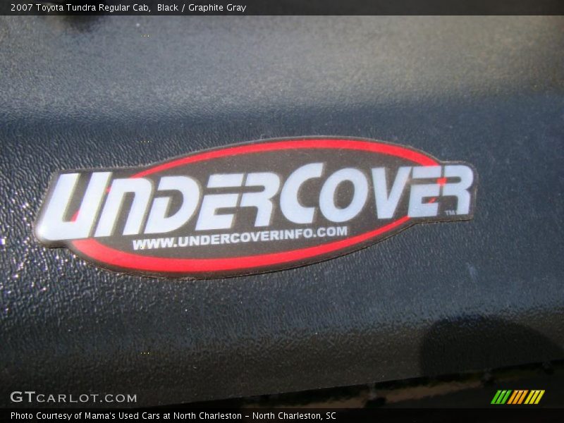 Black / Graphite Gray 2007 Toyota Tundra Regular Cab
