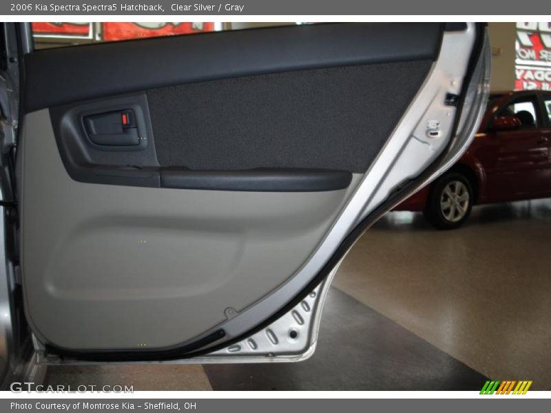 Clear Silver / Gray 2006 Kia Spectra Spectra5 Hatchback