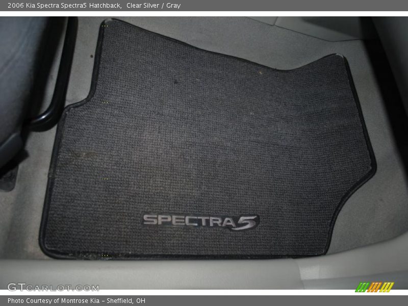 Clear Silver / Gray 2006 Kia Spectra Spectra5 Hatchback