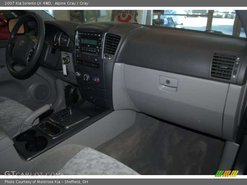 Alpine Gray / Gray 2007 Kia Sorento LX 4WD