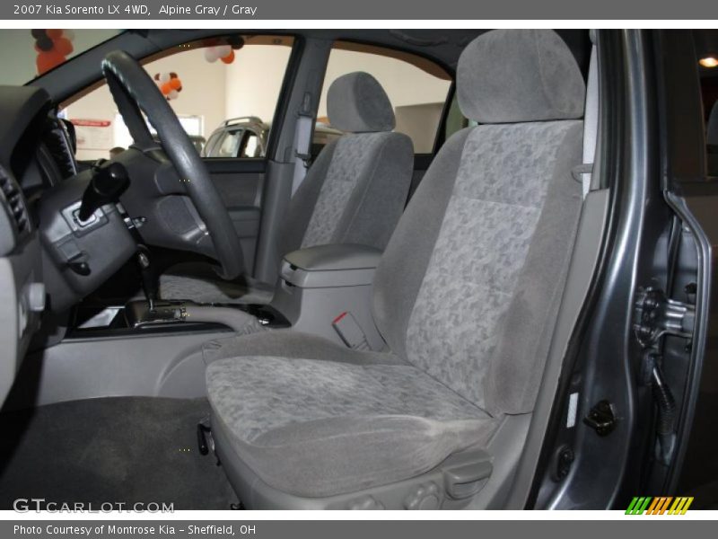  2007 Sorento LX 4WD Gray Interior