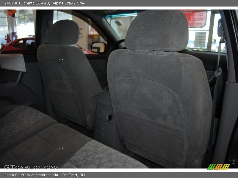Alpine Gray / Gray 2007 Kia Sorento LX 4WD