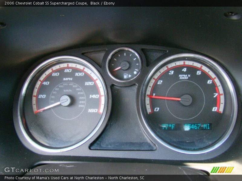  2006 Cobalt SS Supercharged Coupe SS Supercharged Coupe Gauges