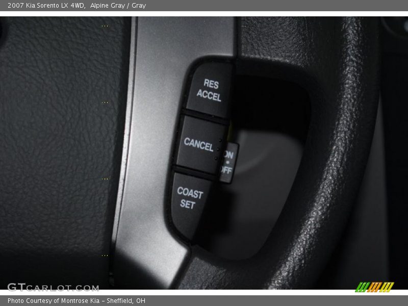 Alpine Gray / Gray 2007 Kia Sorento LX 4WD