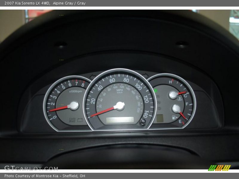 Alpine Gray / Gray 2007 Kia Sorento LX 4WD