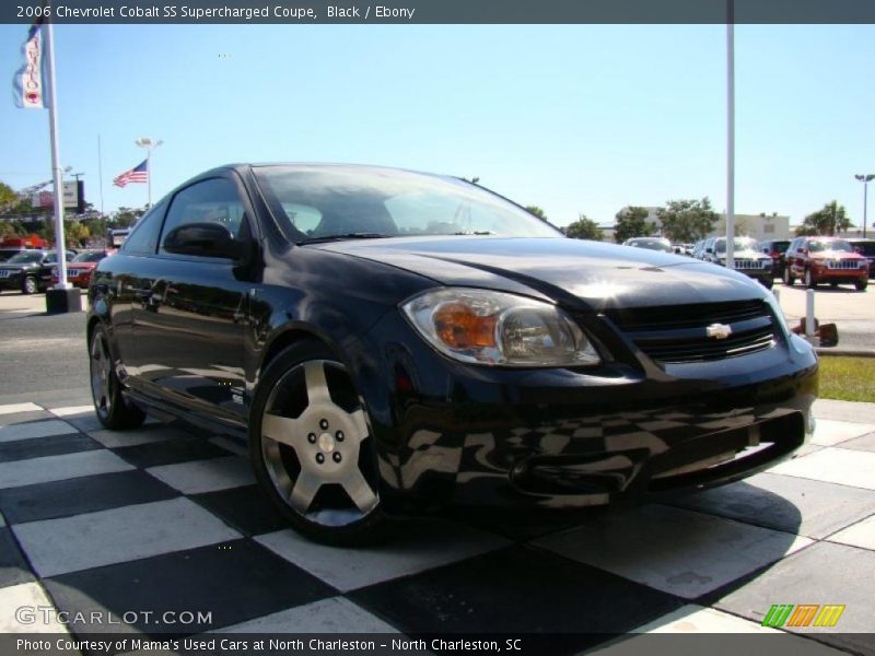 Black / Ebony 2006 Chevrolet Cobalt SS Supercharged Coupe