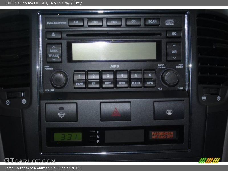 Alpine Gray / Gray 2007 Kia Sorento LX 4WD