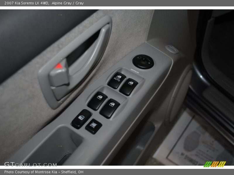 Alpine Gray / Gray 2007 Kia Sorento LX 4WD