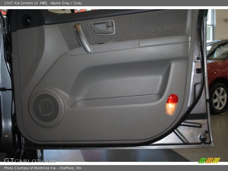 Alpine Gray / Gray 2007 Kia Sorento LX 4WD