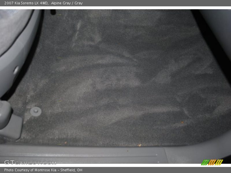 Alpine Gray / Gray 2007 Kia Sorento LX 4WD