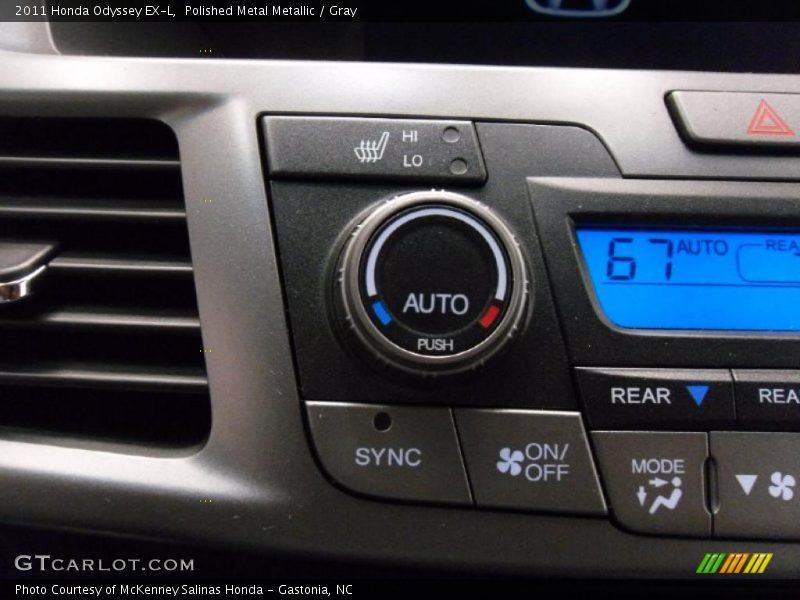 Controls of 2011 Odyssey EX-L